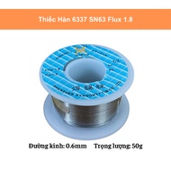 Solder Tin 63/37 SN63 Flux 1.8 Roll 50G