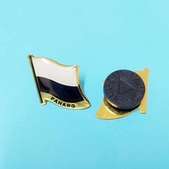Pahang State Flag Magnetic with logo Pahang Negeri Malaysia Bendera Negeri Pahang Magnet dengan logo
