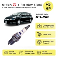 BRISK SPARK PLUG A-LINE 1 SET = *6 PCS* DR15YCY-1 (A11) HONDA ODYSSEY RB1-RB2 3.5 V6 2003-2009