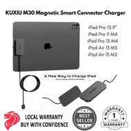 KUXIU M30 Magnetic Smart Connector Charger, iPad Pro/Air, 35W Fast Charging 5.56ft USB C to C Charge