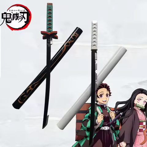 Demon Slayer Katana Hashibira Inosuke Sword Anime Cosplay Prop Real Japanese Katana Samurai Kochou S