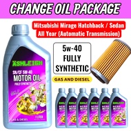 5w-40 Fully Synthetic Engine Oil 3L with Oil Filter Mitsubishi Mirage Hatchback / Sedan All Year (Au