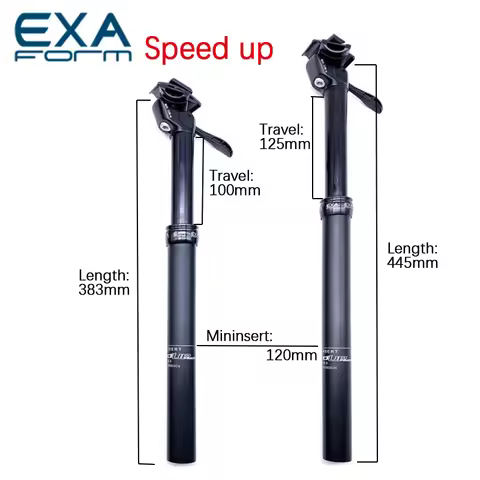 KS EXAForm Speed Up Seat Tube MTB Adjustable 27.2/30.9/31.6mm 100/125mm Hand Control Hydraulic Bicyc