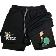 Short Characters of 2 in 1 Men's Compression of a 3010 gym piece