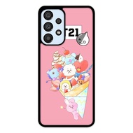 Case Casing Softcase Cover Samsung Galaxy A33 A53 5g BTS BT21 Pink Cute P1879