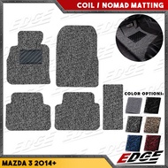 Coil Matting Mazda 3 2014-2021 mazda3 nomad spaghetti car mat floor guard mattings