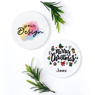 Personalised printed Ceramic Coaster/ Customised gifts/Wedding Favor/Teachers day gift