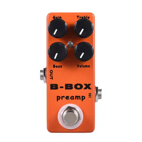 MOSKYAUDIO BB Preamp Guitar Effect Pedal B-Box Overdrive Preamp Electric Bass Guitarra Acoustic Guit