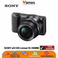 sony A5100 KIT LENS 16-50MM F/3.5 MIRRORLESS CAMERA FULLSET - Lukenew