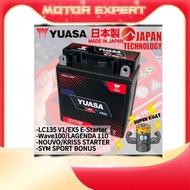 YUASA YB5L YB5 BATTERY MOTORCYCLE LC135 V1 EG...RM50.00 only