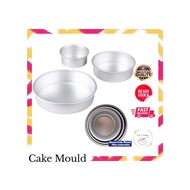 NON REMOVABLE ROUND CAKE MOULD 4 / 5 / 6 / 7 / 8 / 9 / 10 / 11 / 12 inch