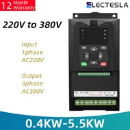 220 To 380V VFD 0.75KW-5.5KW Input 1phase 220V Output 3phase 380V Variable Frequency Driver Inverter