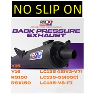 [100% ORIGINAL] Uma Racing Exhaust Pipe Back Pressure Y15 Y15ZR V1 V2 LC135 V2 V3 V4 V5 V6 V7 V8 FI 