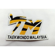Taekwondo Malaysia Logo TM sulam logo Embroidery Patches