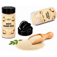 Lokal Pantry Premium White Sesame Seeds | Kitchen Essential | 200mL Shaker Bottle