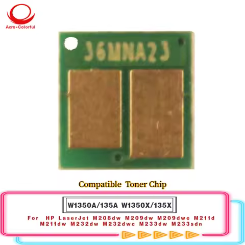 W1350A W1350X Compatible Toner Chip Apply to HP LaserJet M208dw M209dw Dwe M211d Dw M232dw Dwc M233d