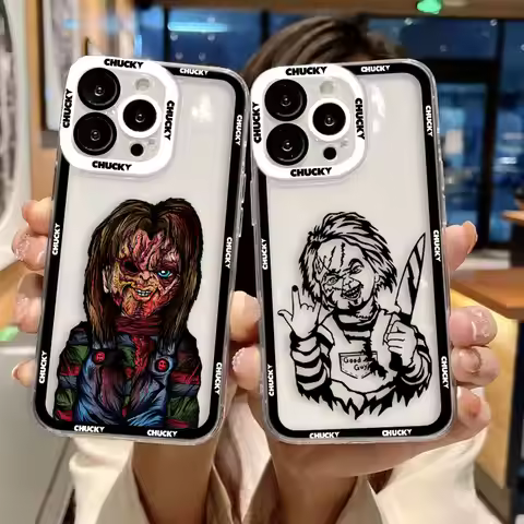 Cartoon Chucky Guys Clear Phone Case For OPPO A6X A98 A79 A78 A74 A60 A58 A57 A55 A54 A53 A17 A16 A9