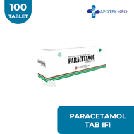 PARACETAMOL IFI 500 MG 1 BOX 100 TABLET