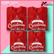 KHYREETEE-A114 P1|Family T-shirts Outfit of the Year for Christmas New Year Cotton High Quality OOTD