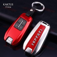 可 & Suitable For Ferrari Car Key Cover fuv/F8/488/portofino/812/SF90 High-End Shell Buckle
