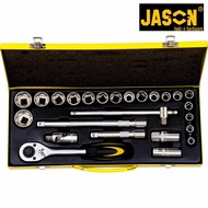 JASON Socket Wrench Set 25 pcs Socket/ Set Socket Wrench Socket Wrench/ Set hand Socket Set 1/ 2'' 2