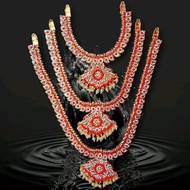 Amman Jewellery Set 3 layer Stone