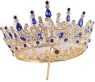 Wedding Tiara for Bride Princess Tiara Headband Bridal Crown,Crystal Rhinestone Hair Jewelry Decor f