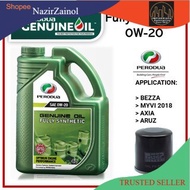 (READY STOK ) PERODUA FULLY SYNTHETIC SN-0W20 (0W-20) ENGINE OIL 3L