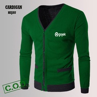 Latest cool Gojek Men's Cardigan Sweater - Ojol Gojek Men's Cardigan Jacket - online Ojek Cardigan