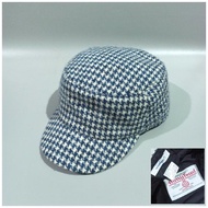 Topi Harris Tweed Cap Wool Second Preloved Original 079