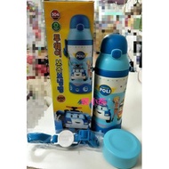 [Direct Delivery From Korea] Boli 304 Stainless Steel Water Bottle 500ml Hot And Cold (Straw+Water C