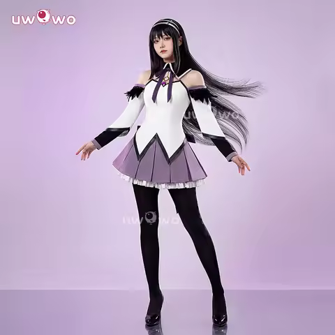 UWOWO Collab Series: Movie Cosplay Homura Akemi Cosplay Costume XS-XL Halloween Costume