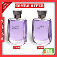 💯 Combo 100ml 2pcs ( Hawas for Him EDP + Rasasi Hawas for Him EDP)