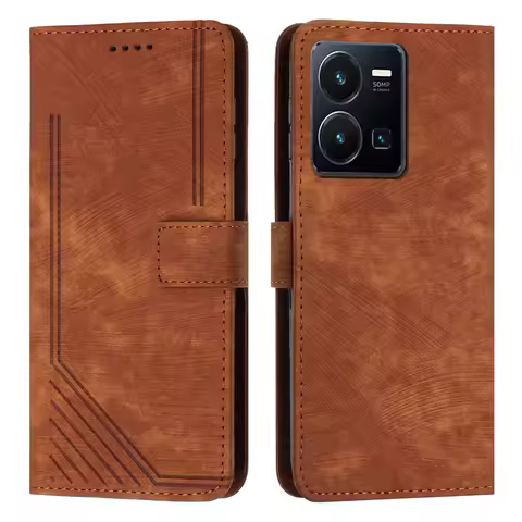 For VIVO Y35 4G 2022 / Y22S / Y22 / Y28 4G / Y78 5G/ Y36/Y78M/ Y27 5G case skin feel line terms sili