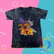 Washehed digimon agumon evulution children's t-shirt