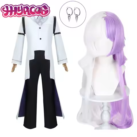 Anime Sigma Cosplay Anime costume Wig BSD 4th Costume Sigma Trench Uniform Suit Halloween Christmas 