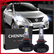 สำหรับ Nissan Almera (N17) ปี 2013-2020 ไฟหน้าแบบ LED ไฟหน้าชุดหลอดไฟเปลี่ยนหลอดฮาโลเจนชุด 2 รับประก
