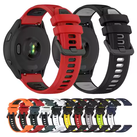 20mm 22mm Silicone Strap For TicWatch Pro 3 Ultra E3 E2 S2 GTX Universal Watch Band For Huawei/Samsu