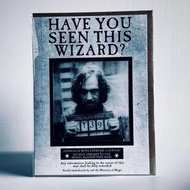 Harry Potter  東京哈利波特影城 天狼星·布萊克 Sirius Black 立體懸賞海報造型 卡片 明信片 信封