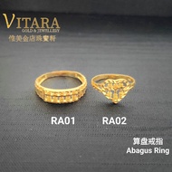 Cincin Emas 916 | Gold 916 Ring RA01+