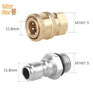 [InterfunS] High Pressure Washer Connector Adapter 1/4" Female Quick Connect M14*1.5 Thread [NEW]