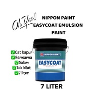7 LITER NIPPON PAINT EASYCOAT EMULSION PAINT(CAT KAPUR BERWARNA)