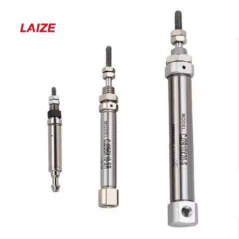 Needle Cylinder Stainless steel Mini Air Cylinder Single Acting Spring Return CJ1B CJ2B
