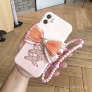 Retro Girl Bow iPhone12mini/13promax/14Phone Case Apple6s/7/8plus Set