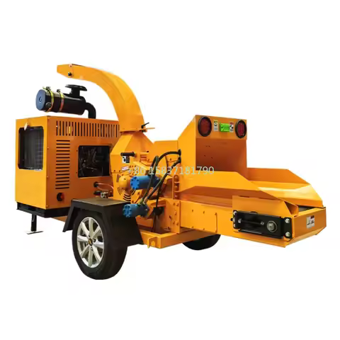 High Efficiency Wood Chipper Machine Customizable Multifunctional Wood Chipper Garden Branch Wood Ch