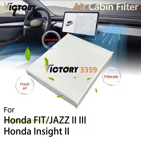 1X HEPA Car Air Cabin Filter For Honda FIT JAZZ II III GE GG GP ZA GK GH 2007-2019 HR-V II RU Insigh