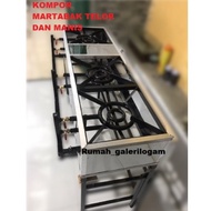 Kompor Martabak Manis / Telor 3 Tungku 4 tungku 5 tungku