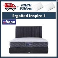 [FREE Pillow+FREE Delivery] VONO Slumberland 10.5″ Pocket Spring Ergobed Inspire 1 Mattress Only