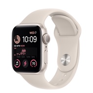 [Unsealed] Apple Watch SE (GPS) with Aluminium Case (2022): Starlight+Starlight, 44mm:Starlightx2 44