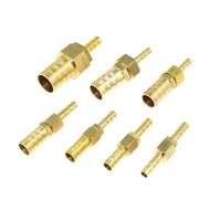 Brass 6mm Hose Barb Fitting to 8mm 10mm 19mm OD Raccord Barb Reducer Barbed Adapter Pipe Fittings Ga